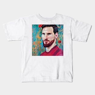 Red Messi Kids T-Shirt